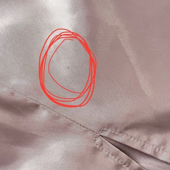 Mauve Blush Pink Rose Satin Padded Two Piece Skirt Dress Set Size Small - Picture 11 of 12